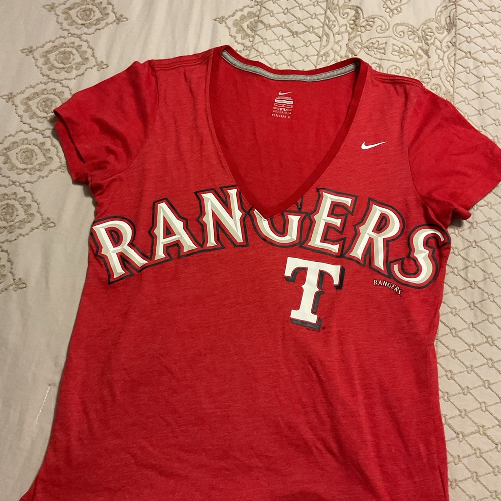 Nike Red Rangers V-Neck T-Shirt